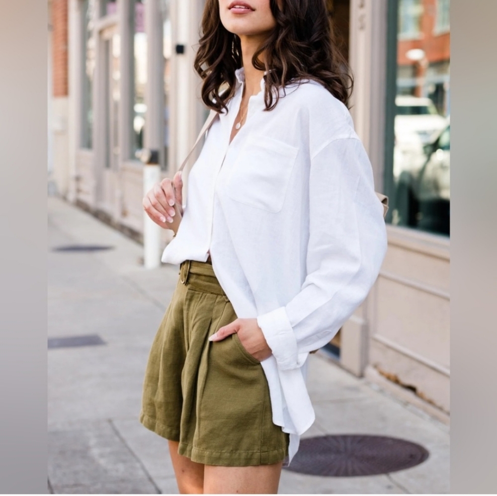 Able Women's Olive Green Wanda Shorts